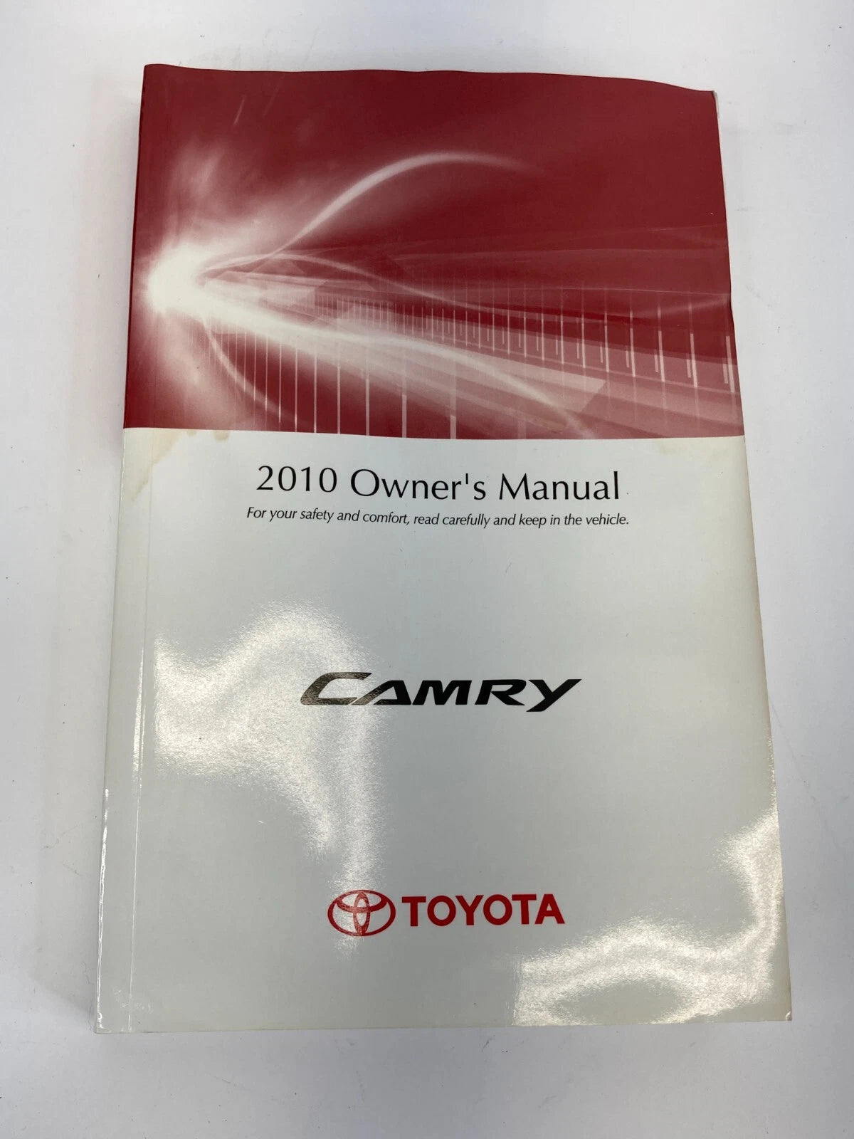 2010 TOYOTA CAMRY OWNERS MANUAL CONSUMER INFO WARRANTY BOOK W/ CASE OEM