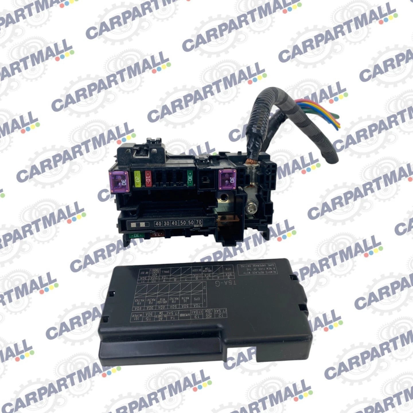 2015-2017 HONDA FIT 1.5L L4 FWD ENGINE ROOM JUNCTION RELAY FUSE BOX COMPARTMENT