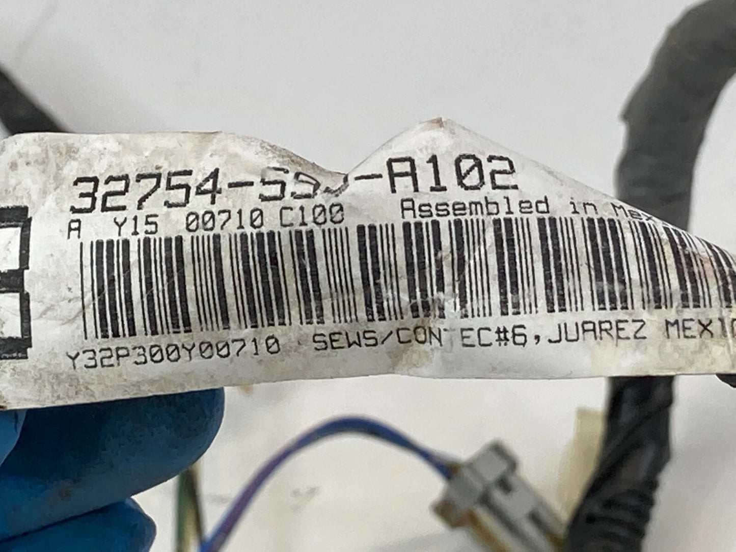 2003-2005 HONDA PILOT REAR LEFT SIDE DOOR WIRE WIRING HARNESS CABLE 32754-S9V9V