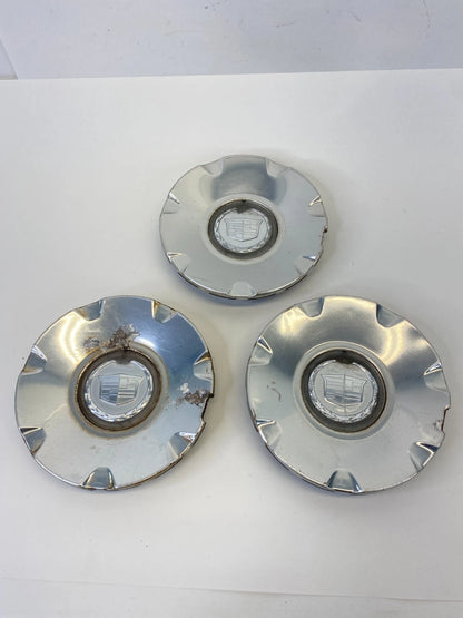 2004-2009 CADILLAC CTS CENTER CAP CAPS WHEEL HUB CAP HUBCAP SET OF 3 9595437 OEM
