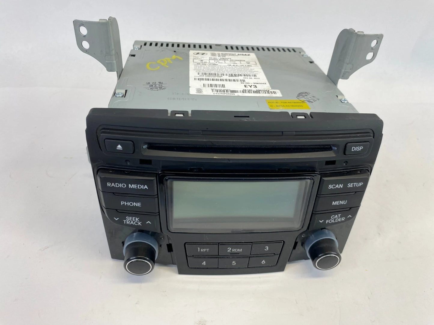2012-2015 HYUNDAI SONATA AM FM CD RADIO RECEIVER DASH FACTORY OEM 96180-3Q6004X