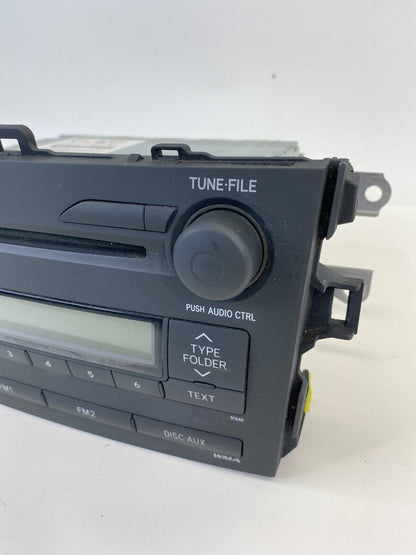 09 10 Toyota Corolla Radio AM/FM Radio CD MP3 WMA Player Receiver 86120-12B30