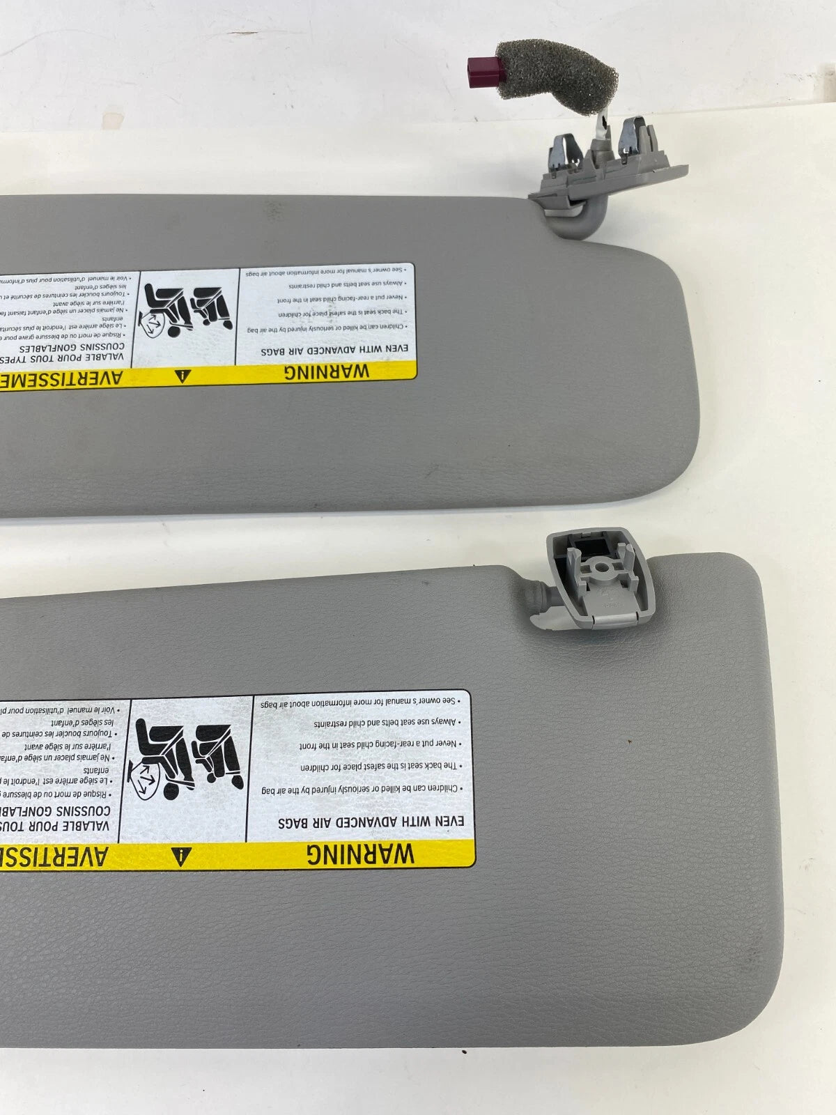 2011-2017 BMW X3 FRONT LEFT & RIGHT WINDSHIELD SUN VISOR SUNVISOR SET PAIR OEM