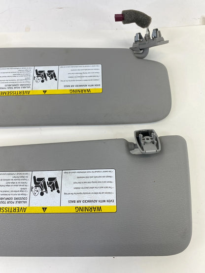 2011-2017 BMW X3 FRONT LEFT & RIGHT WINDSHIELD SUN VISOR SUNVISOR SET PAIR OEM