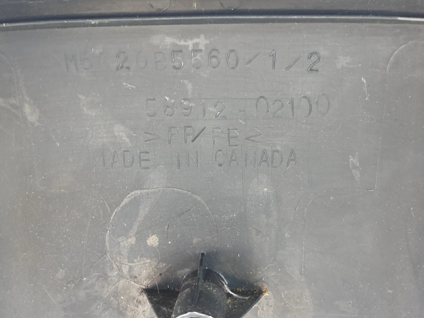 2003-2008 TOYOTA COROLLA CENTER CONSOLE REAR END COVER TRIM BEZEL 58912-02100