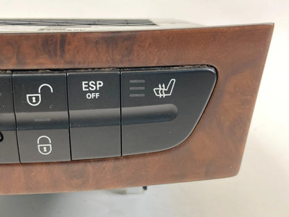 2006-2011 MERCEDES CLS500 HAZARD SEAT CONTROL SWITCH PANEL UNIT 2196800552 OEM