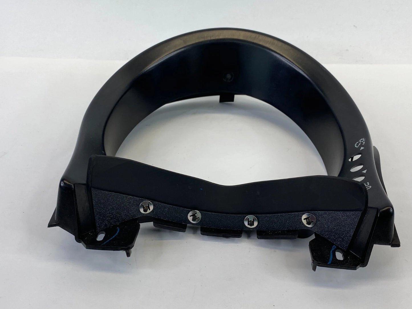 2012-2015 FIAT 500 DASH INSTRUMENT SPEEDOMETER CLUSTER BEZEL PANEL COVER OEM