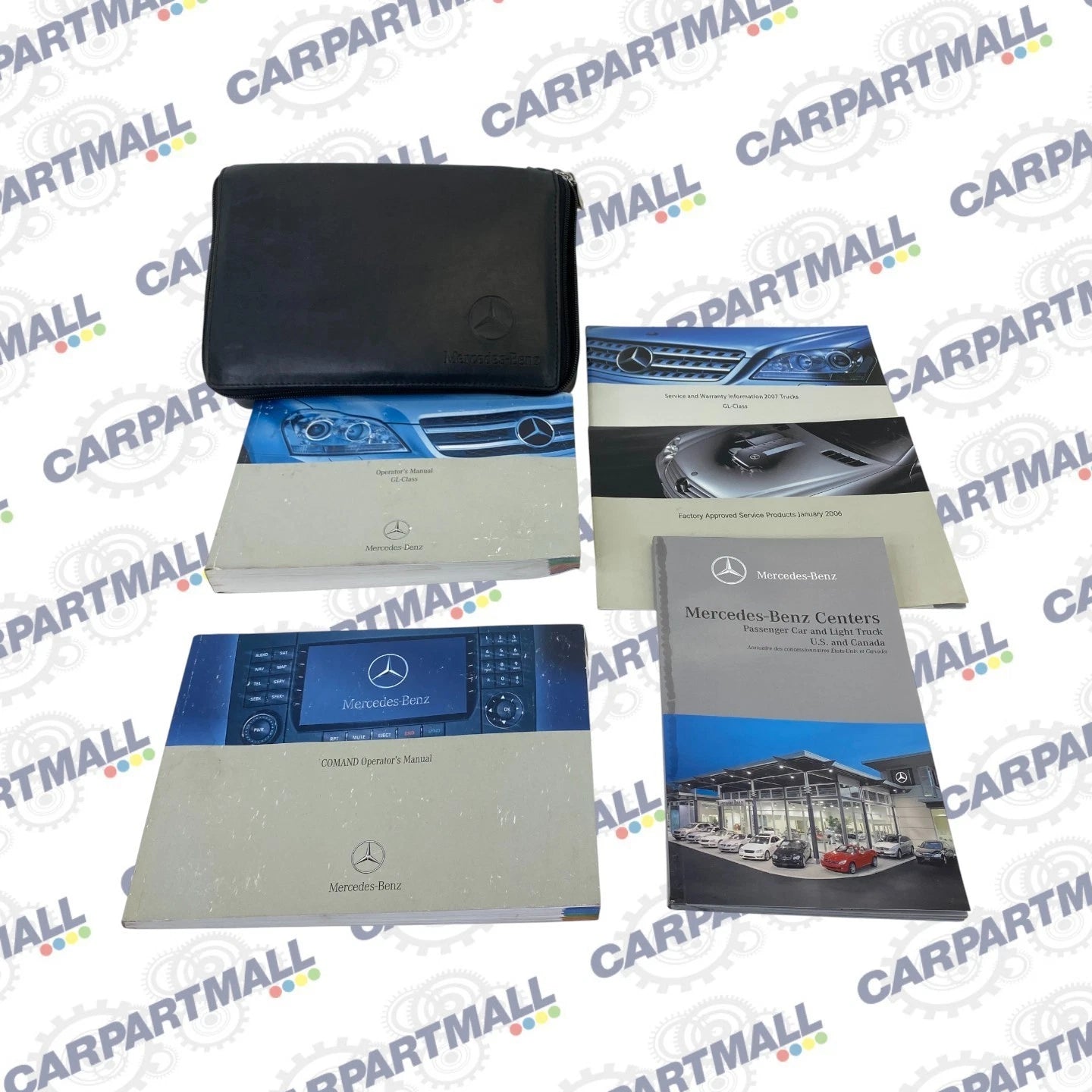 2007 MERCEDES-BENZ GL450 OWNERS MANUAL SET WITH CASE OPERATORS GUIDE BOOKS OEM