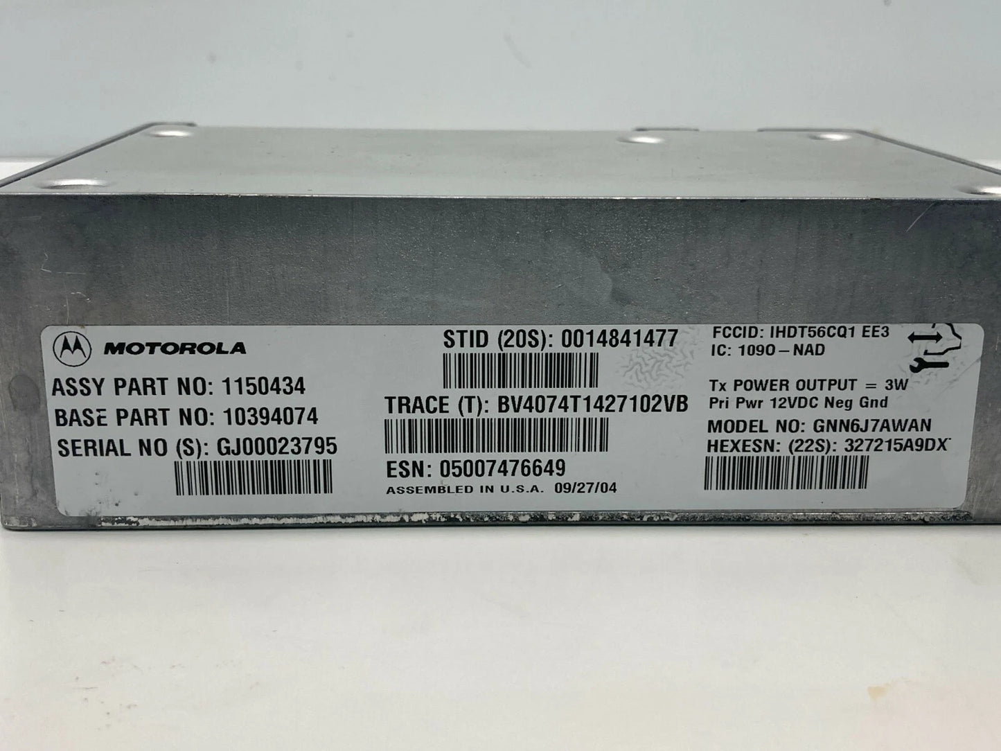 2004-2006 BUICK RENDEZVOUS ONSTART COMMUNICATION CONTROL MODULE OUTPUT 1150434