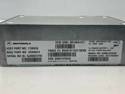 2004-2006 BUICK RENDEZVOUS ONSTART COMMUNICATION CONTROL MODULE OUTPUT 1150434