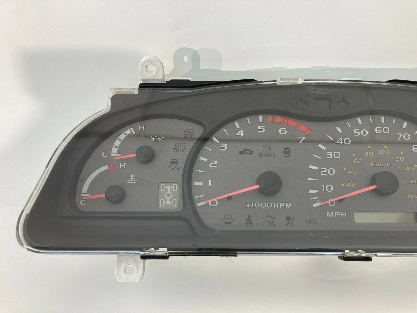 01-04 TOYOTA SEQUOIA DASH INSTRUMENT CLUSTER SPEEDOMETER GAUGES 225K 769219-500A