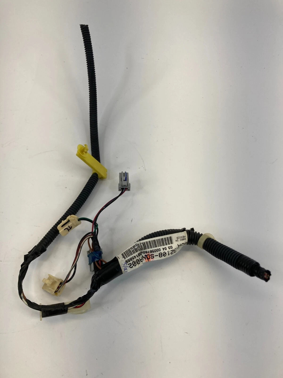 03-05 HONDA ACCORD COUPE REAR LEFT TRUNK LID WIRE WIRING CABLE 32108-SDN-A002