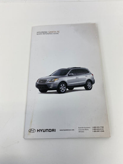 2008 Hyundai Santa Fe Owners Owner's Guide Manual Book Information Set W/ Case