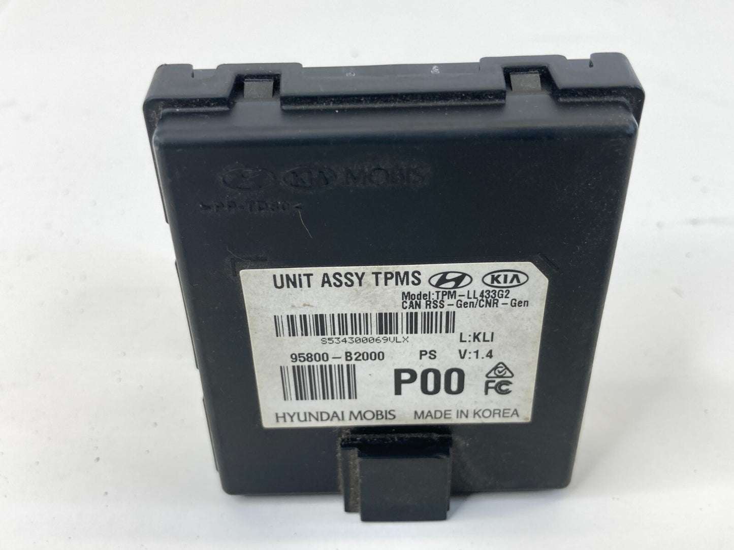 2014-2016 Kia Soul Tire Pressure Monitor Sensor TPMS Control Module 95800-B2000