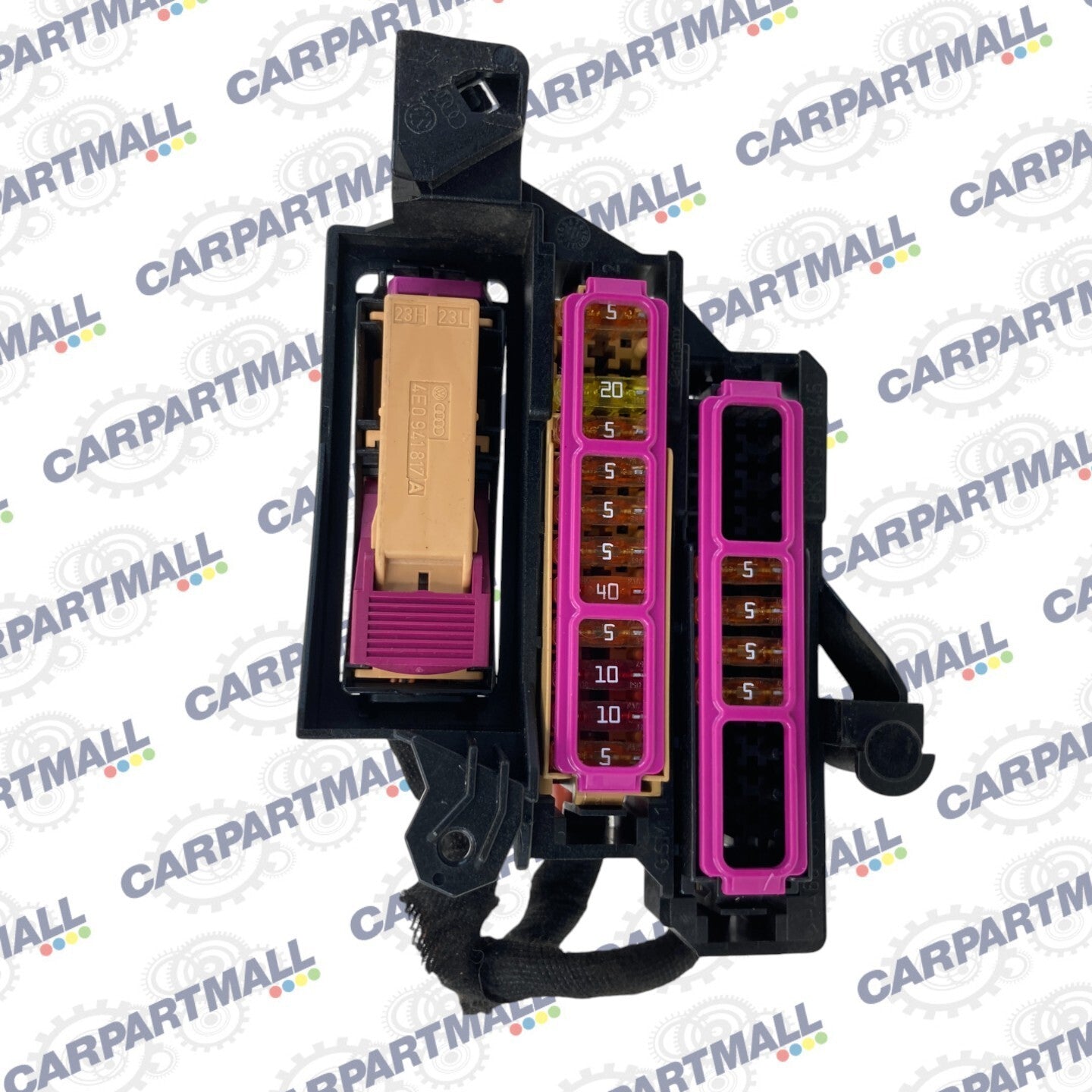 09-12 Audi A4 Quattro 2.0L MT Interior Front Right Fuse Box Relay 4E0941817A OEM