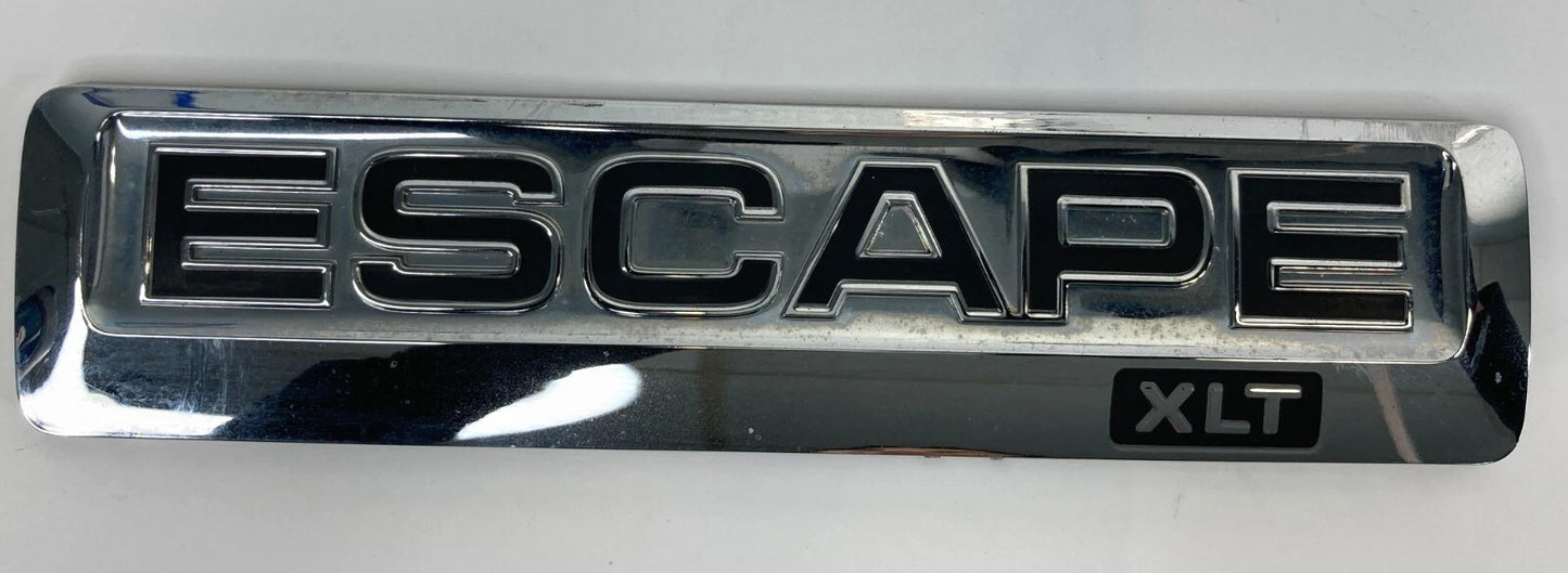 2008-2012 FORD ESCAPE XLT RR TRUNK HATCH LID EMBLEM BADGE LOGO 8L847843156AA OEM
