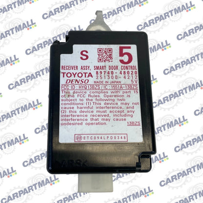 2008-2013 TOYOTA HIGHLANDER SMART DOOR RECEIVER CONTROL MODULE 89740-48020 OEM