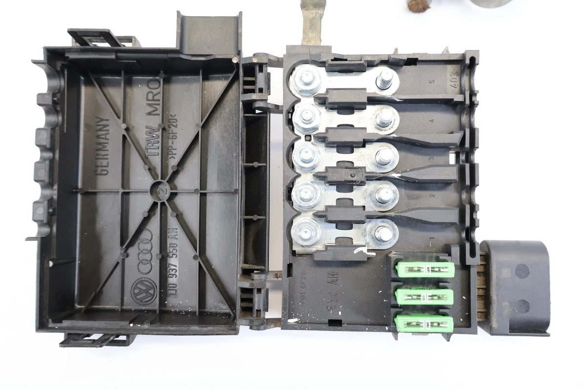 2006-2010 VOLKSWAGEN BEETLE 2.5L TOP BATTERY DISTRIBUTION FUSE BOX 1J0937550AH
