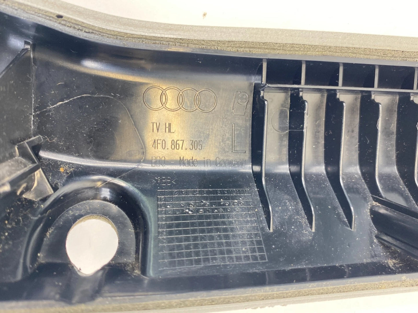 2005-2008 AUDI A6 QUATTRO REAR LEFT SIDE INNER DOOR ARMREST ARM REST PULL HANDLE
