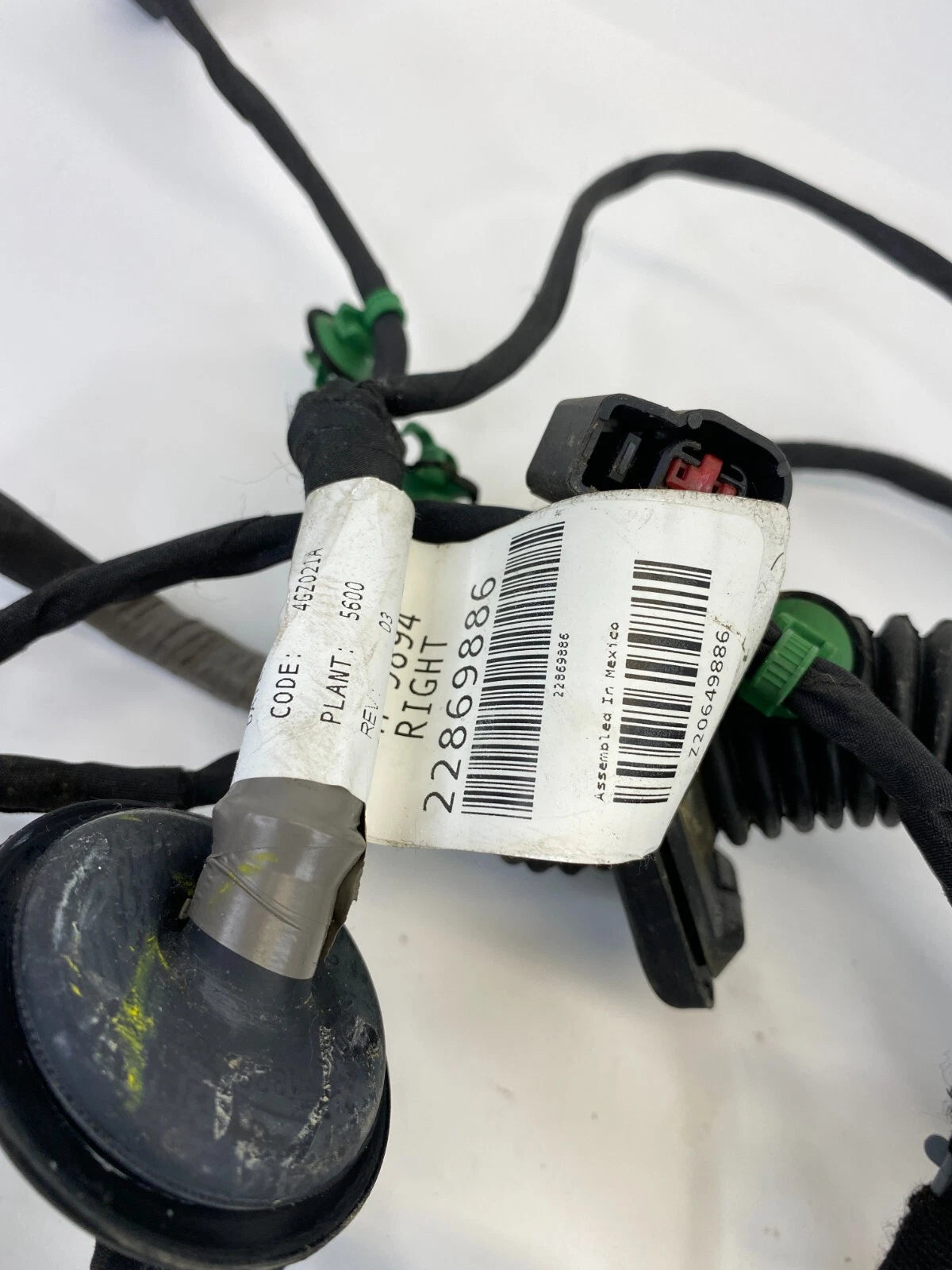 2013 2014 2015 CHEVROLET MALIBU FRONT RIGHT DOOR WIRING HARNESS 22869886 OEM