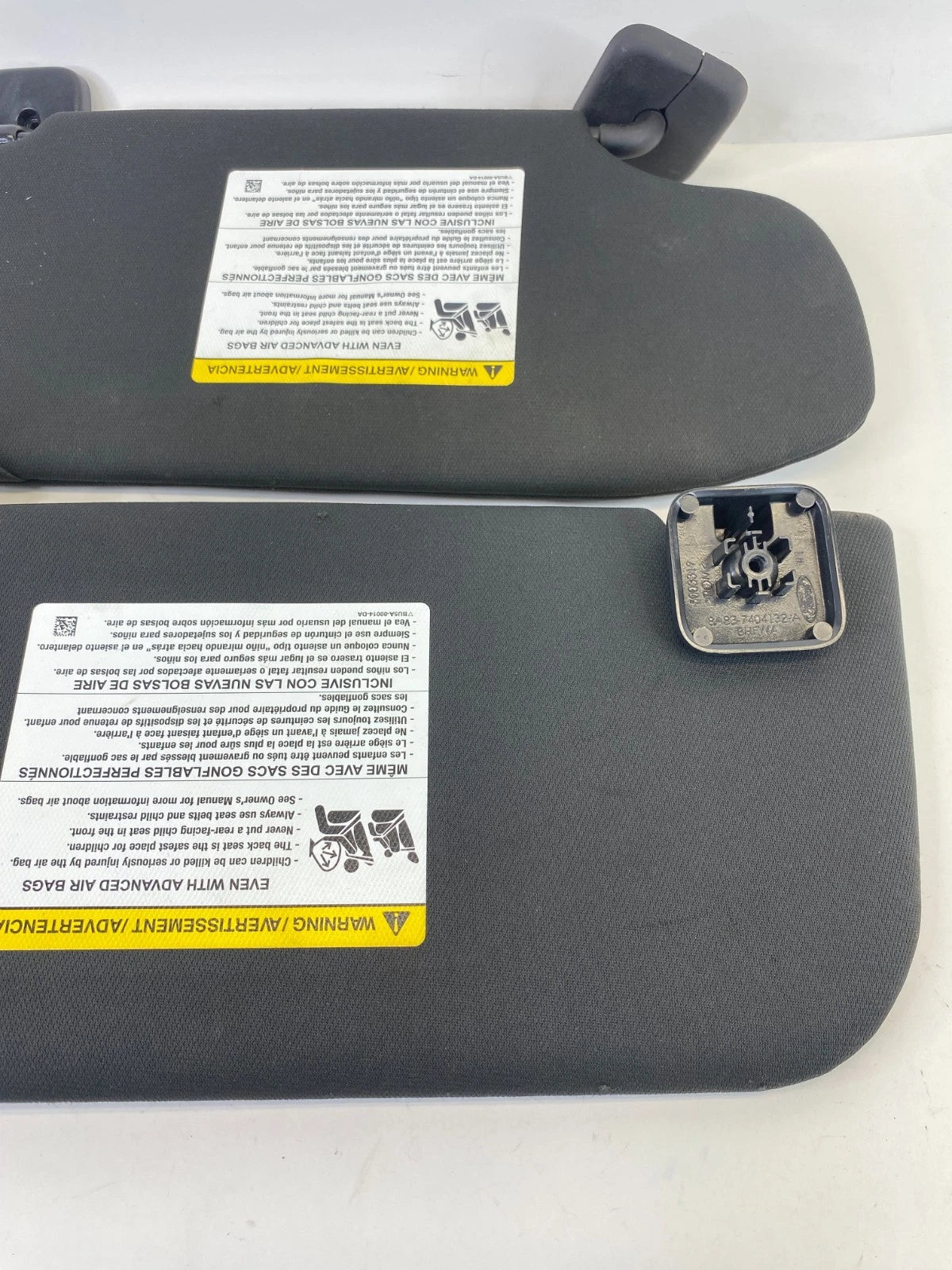 2013-2019 Ford Taurus Roof Sunvisor Sun Visor Shade Left & Right Set OEM