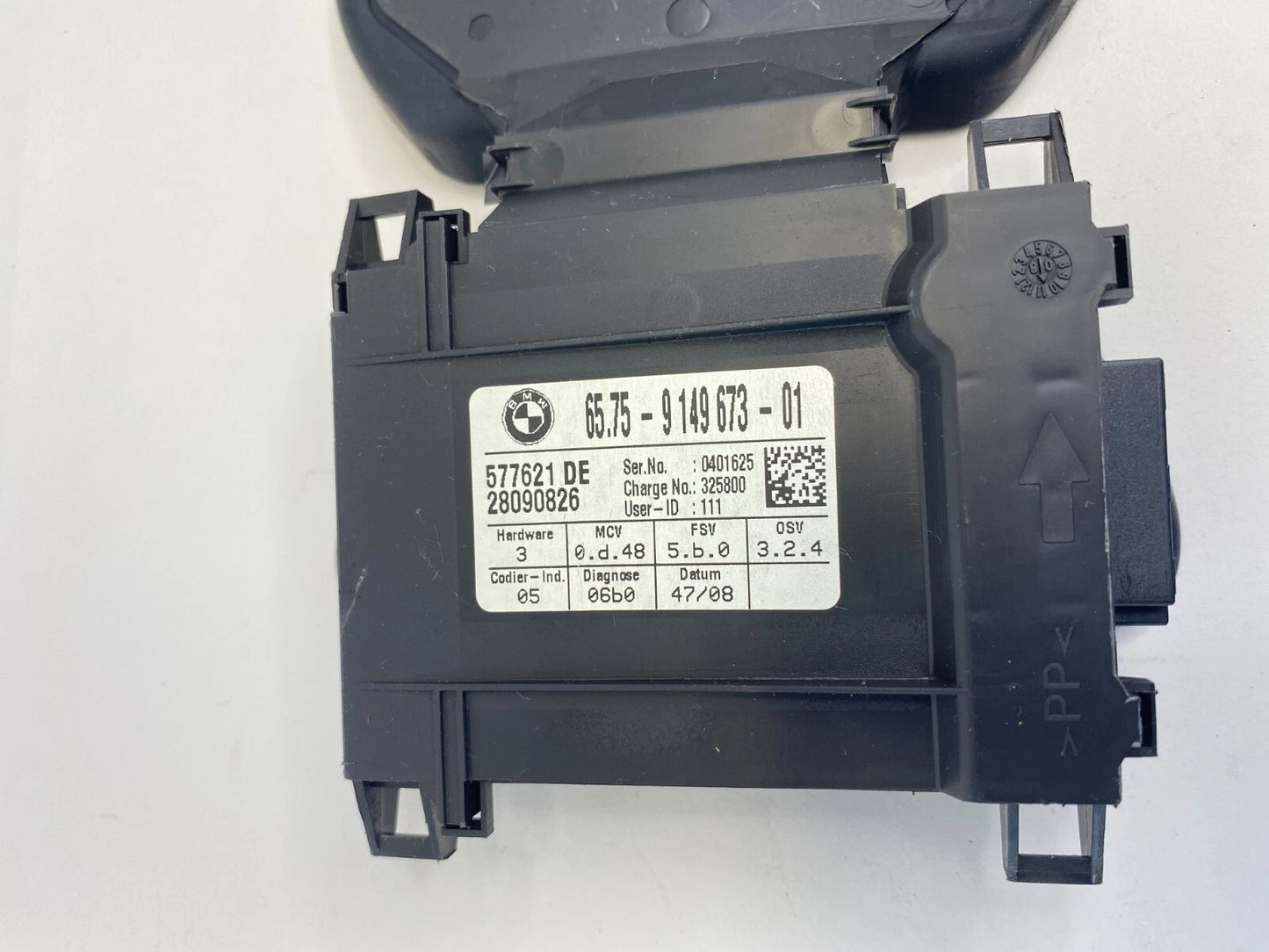 2009 2010 09 10 BMW 535I XDRIVE ALARM SYSTEM ULTRA SONIC MODULE 65759149673 OEM