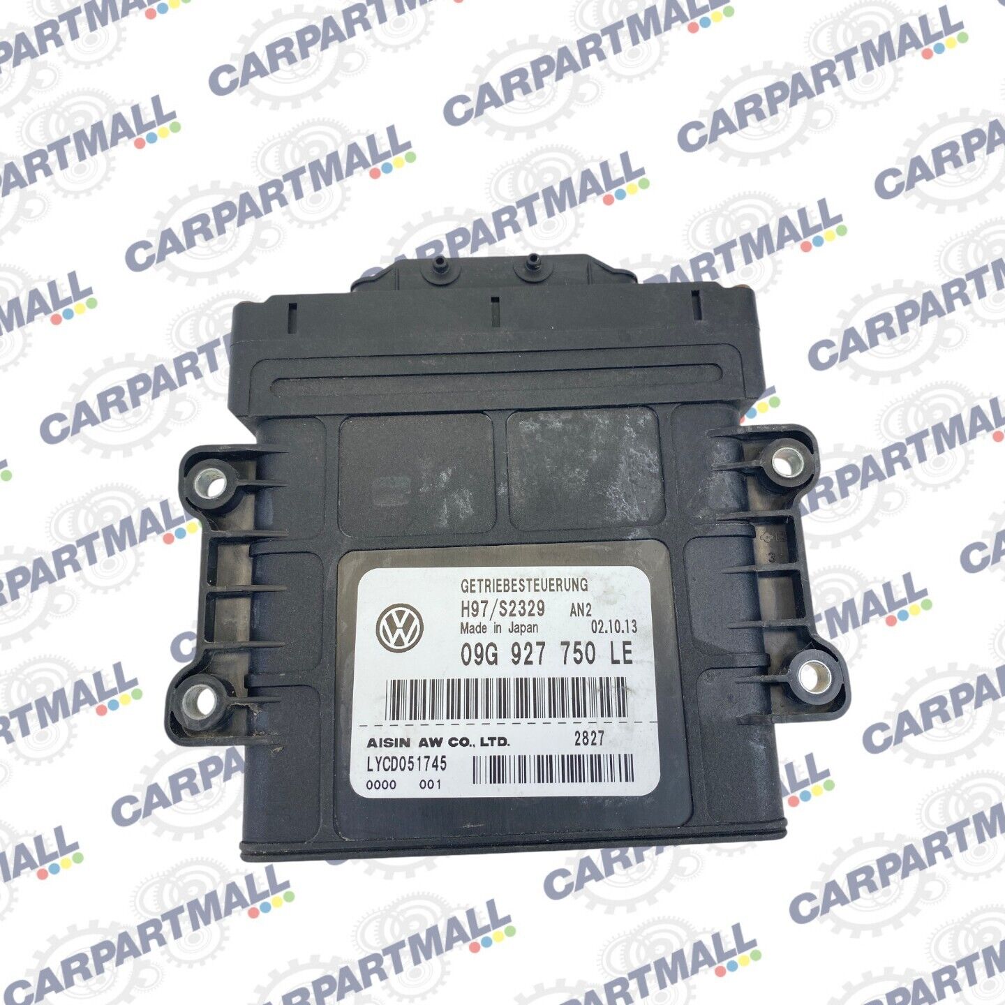 11-15 Volkswagen Jetta Automatic Transmission Control Module TCM TCU 09G927750LE