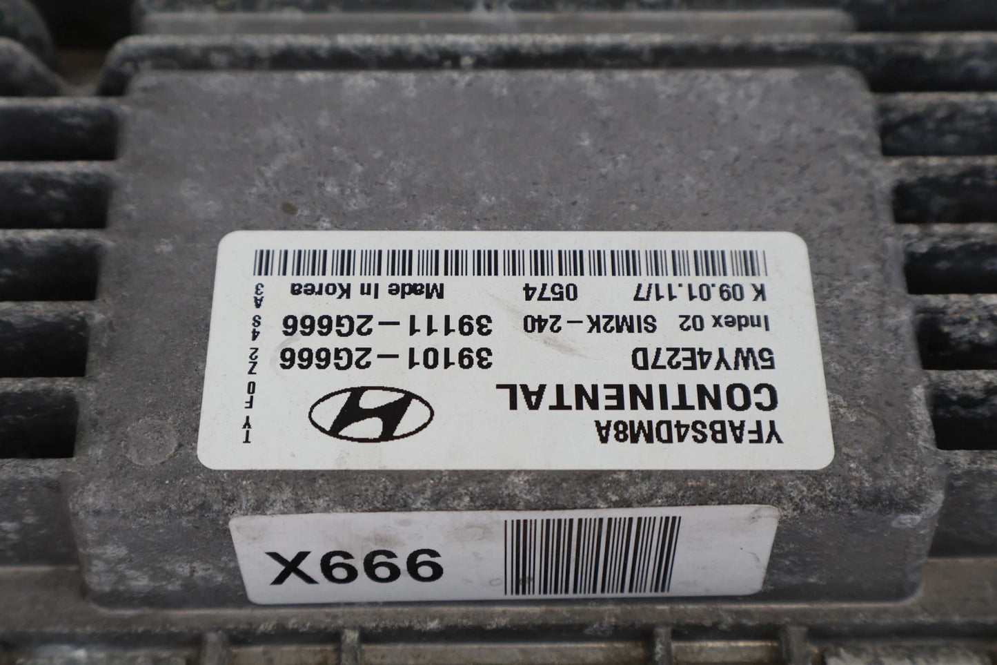 2011-2014 HYUNDAI SONATA 2.4L ENGINE COMPUTER CONTROL MODULE ECU OEM 39101-2G666