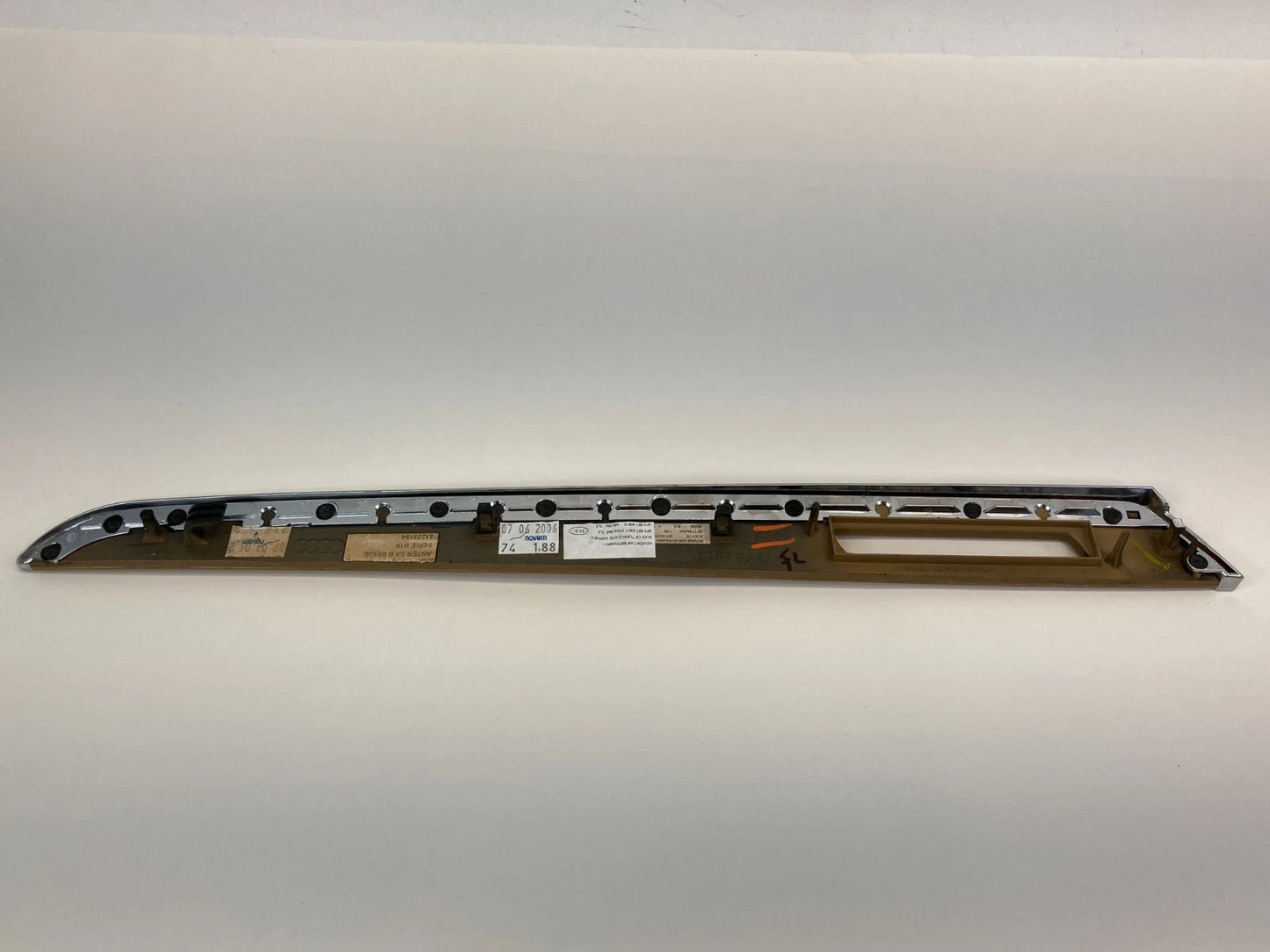 05-11 AUDI A6 QUATTRO FRONT LEFT DRIVER SIDE DOOR TRIM MOLDING BEZEL 4F0867409F