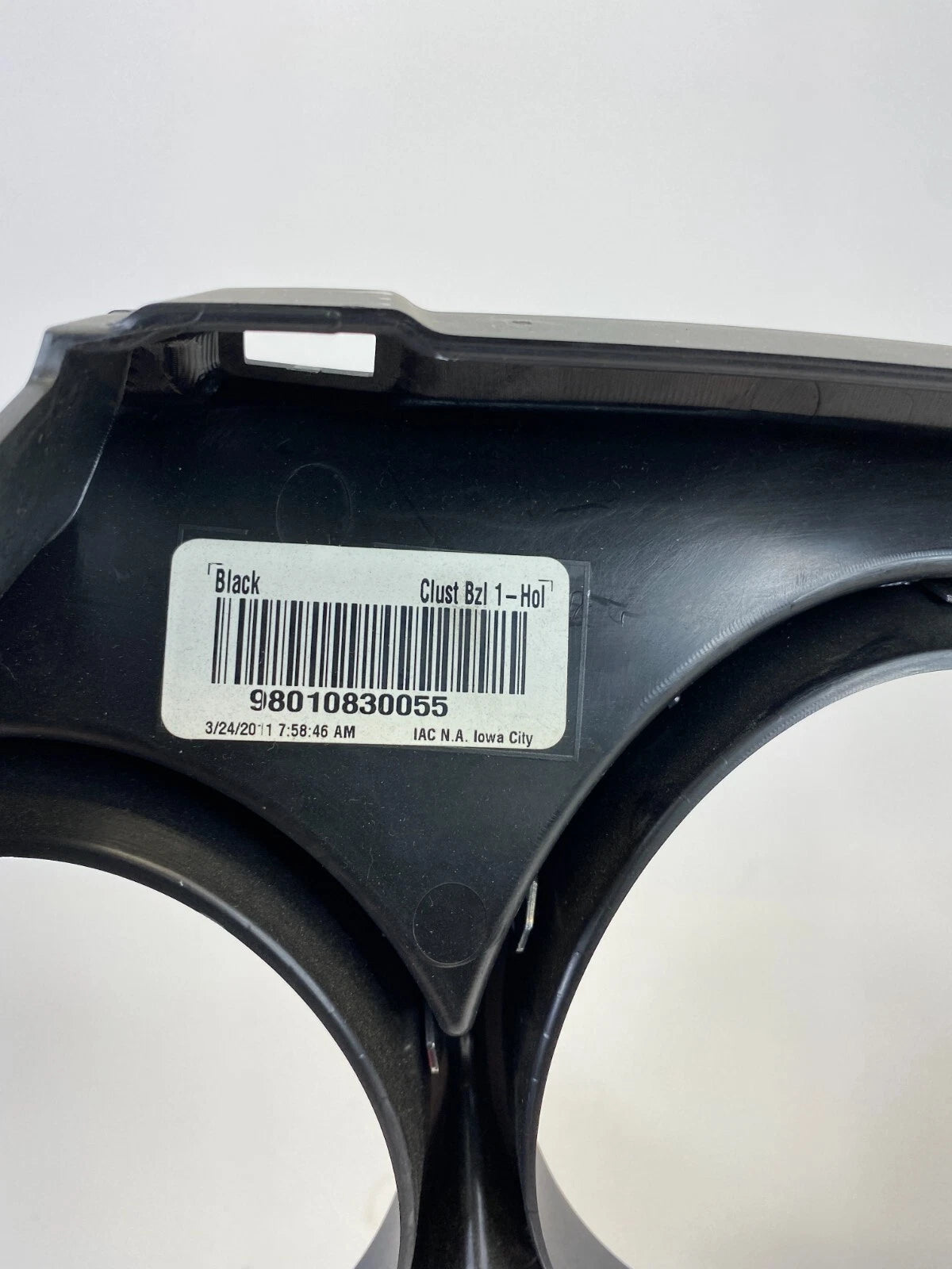 10-12 DODGE CALIBER DASH INSTRUMENT SPEEDOMETER CLUSTER TRIM BEZEL 1JW59TRMAA
