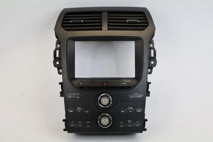 11-13 FORD EXPLORER RADIO CLIMATE CONTROL PANEL BEZEL 8" SCREEN BB5T18A802BM OEM