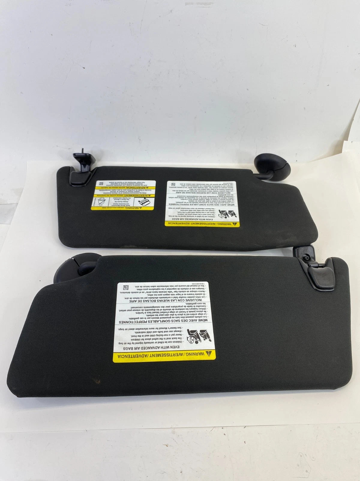 13-15 FORD POLICE INTERCEPTOR UTILITY LEFT RIGHT SIDE SUNVISOR SUN VISOR SET OEM