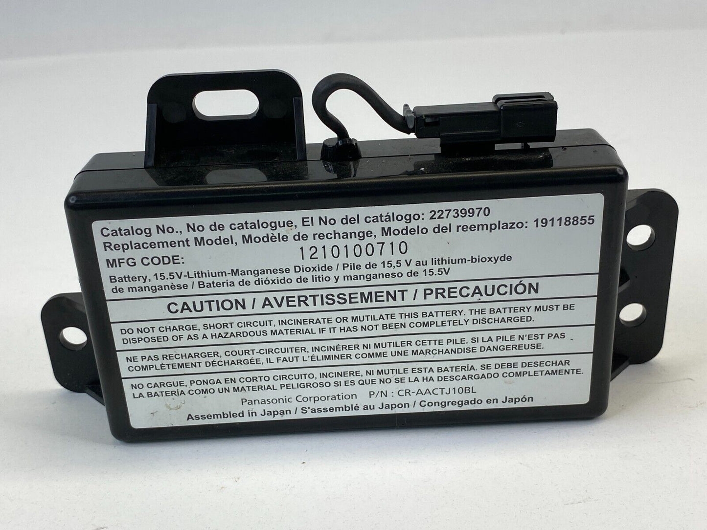 2012-2018 Chevrolet Sonic Onstar Communication Interface Module Battery 22739970