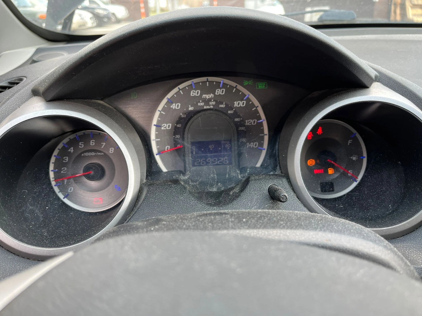 09 10 HONDA FIT MPH AT SPEEDOMETER CLUSTER GAUGE 269K MILES 78100-TK6-A111 OEM