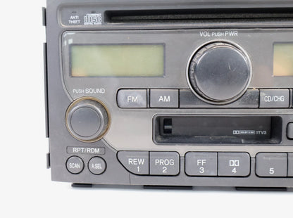2003-2005 HONDA PILOT AM FM CD CASSETTE RADIO STEREO PLAYER OEM 39100-S9V-A120