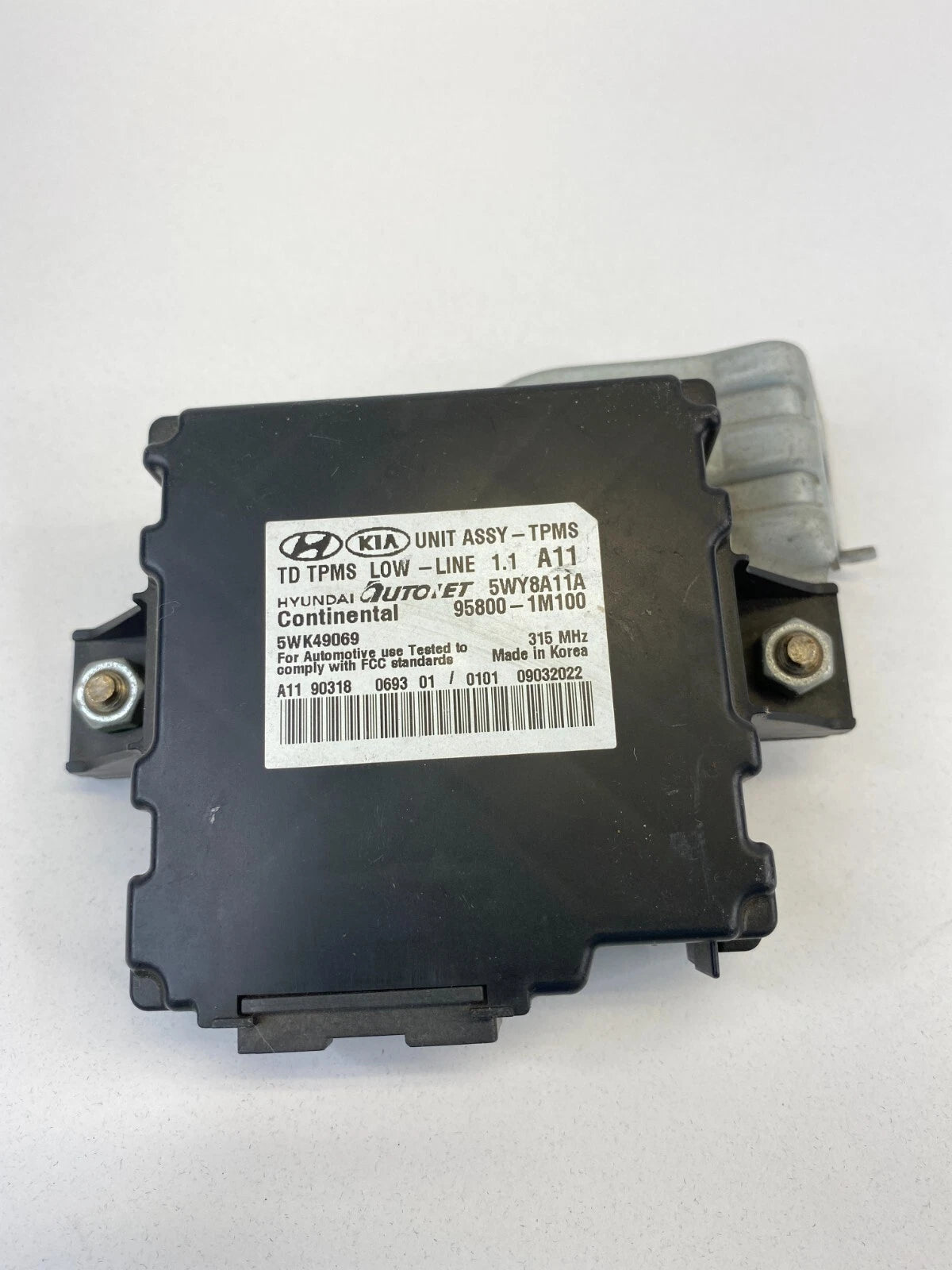 2010-2013 KIA FORTE TIRE PRESSURE MONITOR CONTROL MODULE UNIT COMPUTER TPMS OEM
