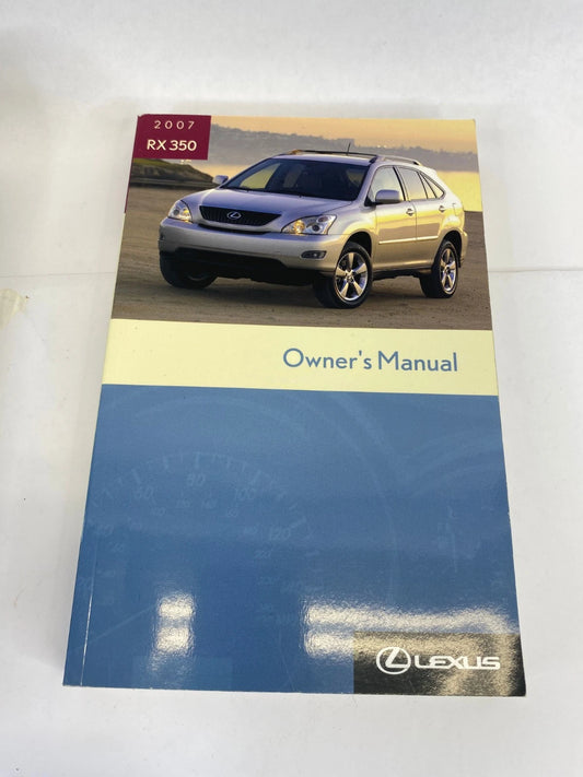 2007 LEXUS RX350 OWNERS MANUAL USER GUIDE GLOVE BOX WALLET KIT SET FACTORY OEM