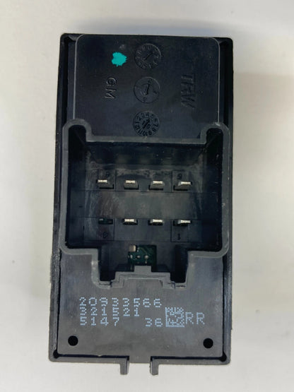 2011-2016 CRUZE LACROSSE REAR RIGHT SIDE POWER WINDOW SWITCH BUTTON 20933566
