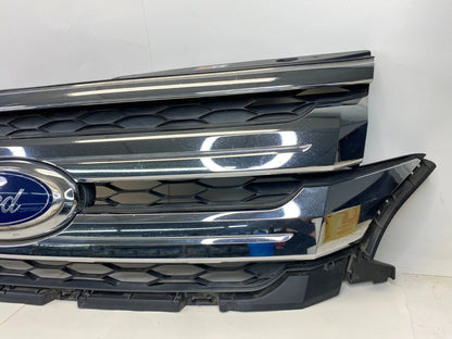 2011-2014 FORD EDGE BUMPER FRONT UPPER CHROME GRILL GRILLE TRIM BT43-8A164-ADW