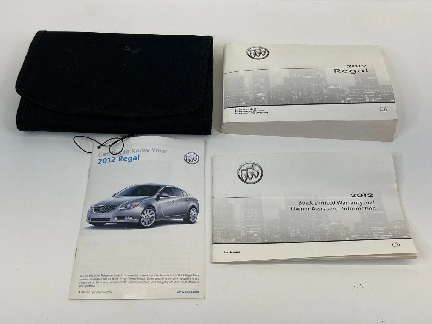 2012 12 BUICK REGAL OWNER'S MANUAL GUIDE WARRANTY INFORMATION W/ CASE OEM
