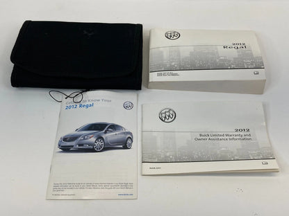 2012 12 BUICK REGAL OWNER'S MANUAL GUIDE WARRANTY INFORMATION W/ CASE OEM