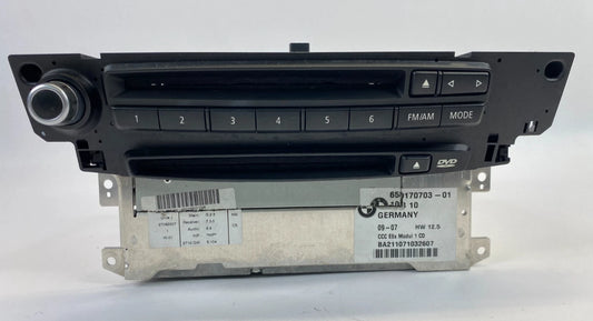 2008 2009 BMW 550i 528i NAVIGATION AM/FM RADIO CD DVD PLAYER 65839170703-01 OEM