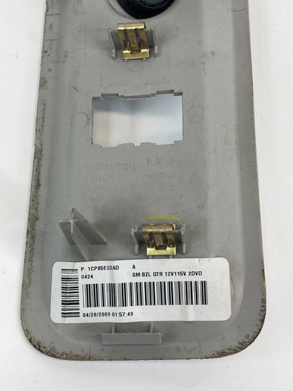 2008 2009 DODGE GRAND CARAVAN POWER OUTLET SOCKET COVER TRIM BEZEL 1CP83ES3AD