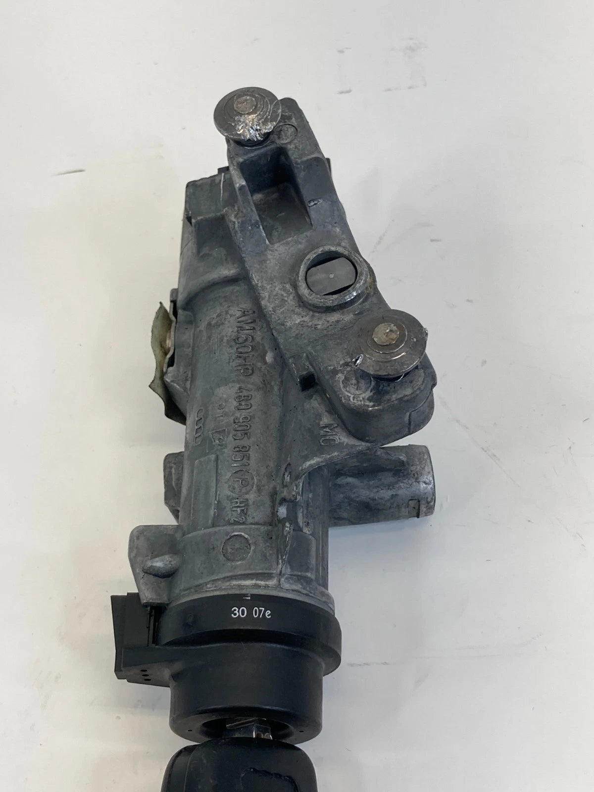 04-09 AUDI A4 QUATTRO IGNITION LOCK CYLINDER SWITCH HOUSING & KEYS 4B0905851 OEM