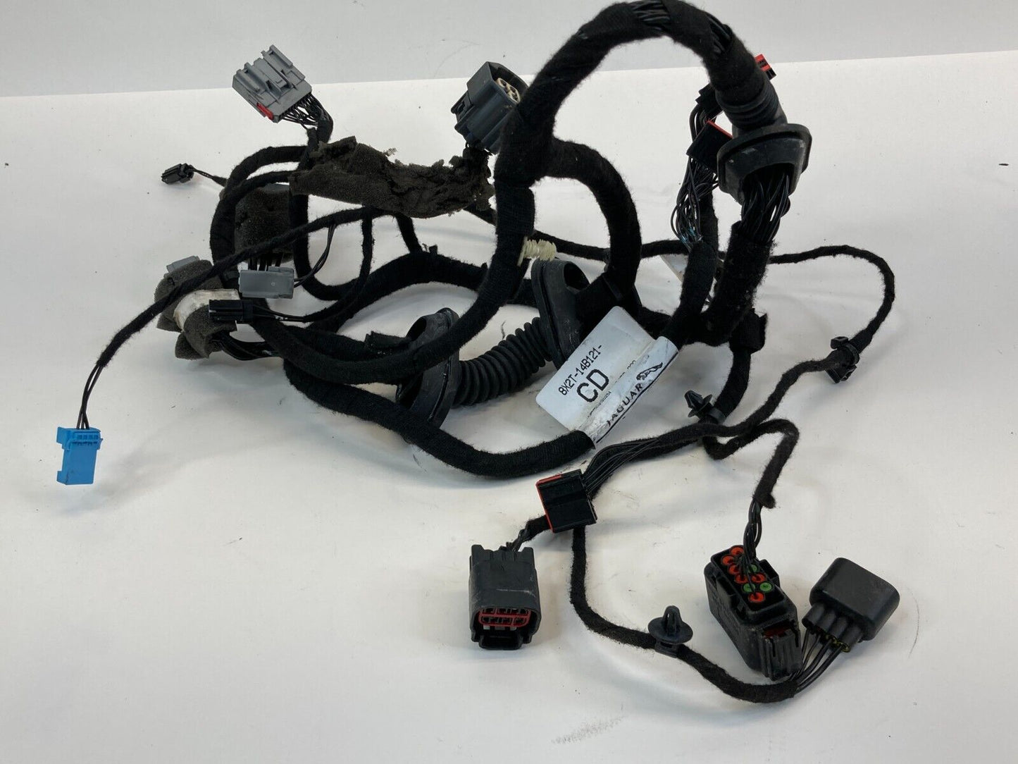 09-11 Jaguar XF Front Left Driver Side Door Wiring Wire Harness 8X2T-14B121-CD