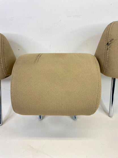 2011-2014 HYUNDAI SONATA REAR LEFT RIGHT & CENTER SEAT HEADREST HEAD REST SET 3