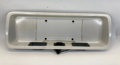 1995-1998 JEEP GRAND CHEROKE REAR TRUNK LICENSE PLATE HOLDER GARNISH MOLDING OEM