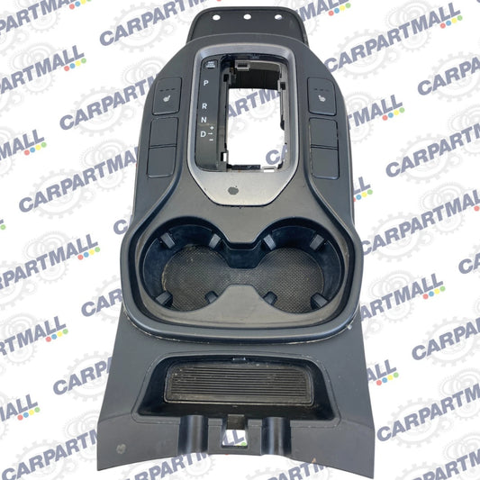 2013-2019 HYUNDAI SANTA FE CENTER CONSOLE SHIFTER BEZEL W/ CUP HOLDER & SWITCHES