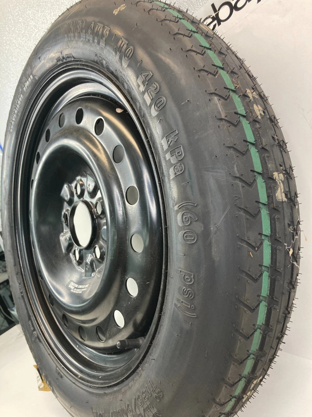 05-10 CHRYSLER 300 WHEEL RIM SPARE TIRE COMPACT DONUT T135/90D17 04895410AA OEM