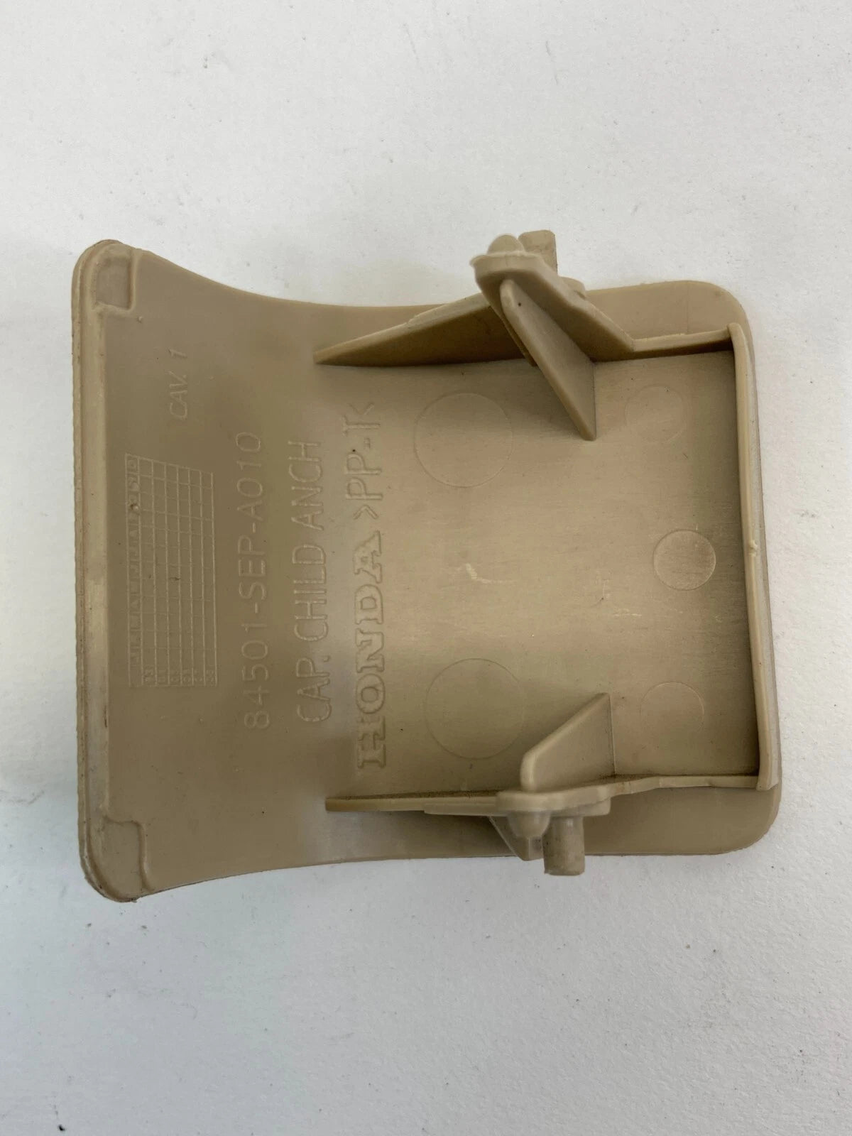04 05 06 07 08 ACURA TL SEAT CHILD ANCHOR COVER CAP TRIM 84501-SEP-A010 OEM